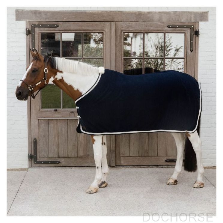 Kentucky Fleece Rug Plaited Rope Navy 
