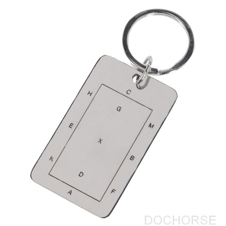 QHP Key Chain Dressage Arena