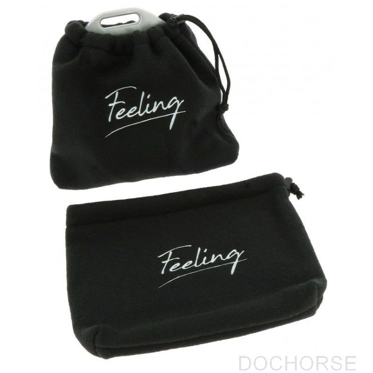 Feeling Stirrups Covers Fleece Black