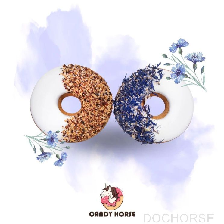 Candy Horse Donuts Rose & Cornflower