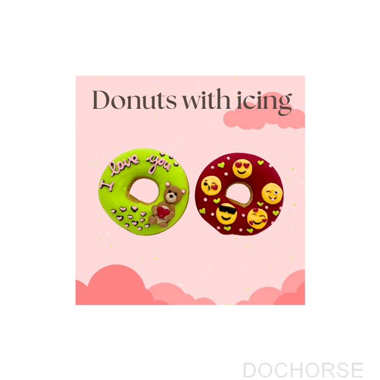 Candy Horse Valentine Donuts met Icing