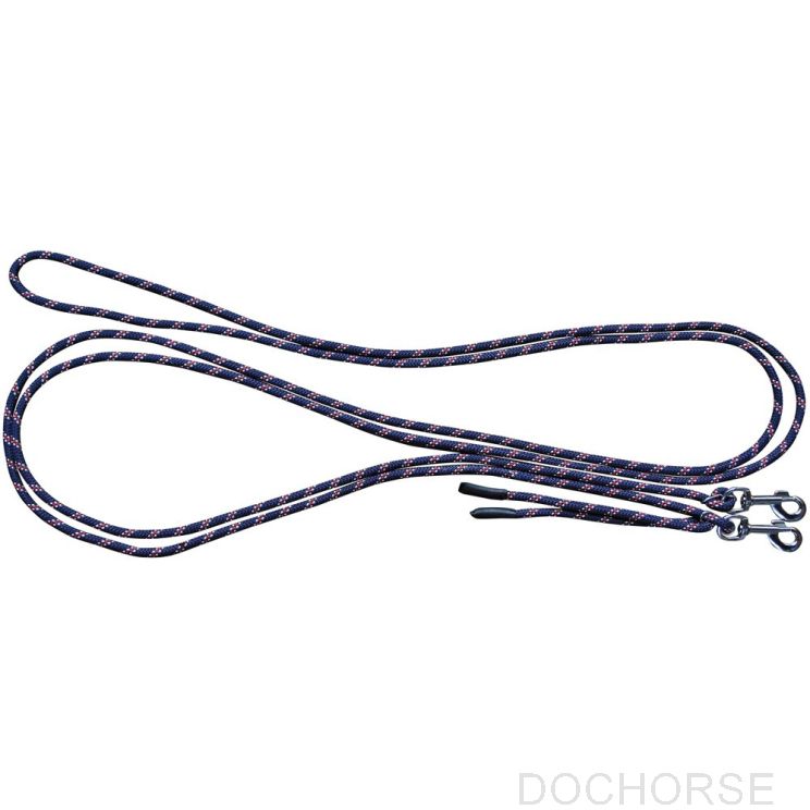 Lunging cord with snap hooks