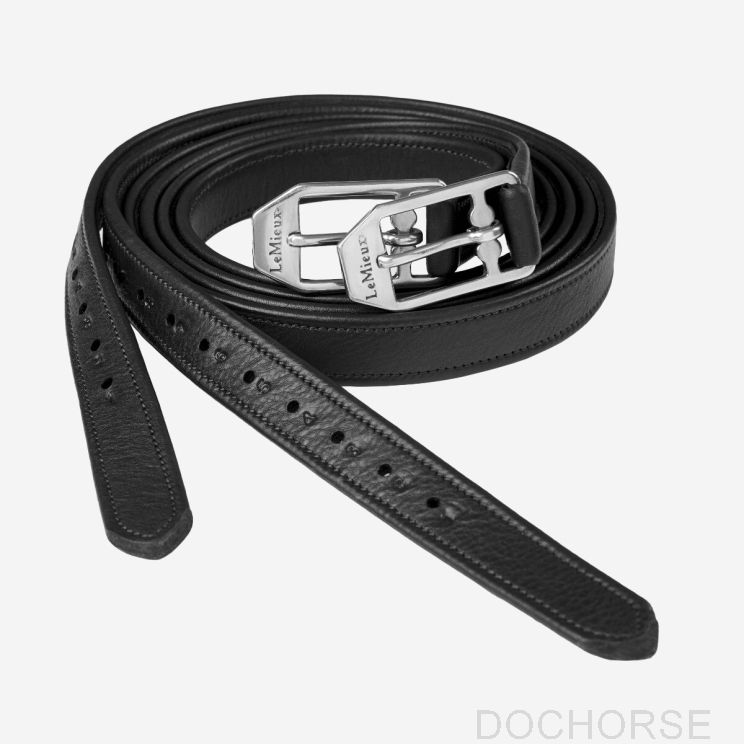 LeMieux Stirrup Leather Arika Black