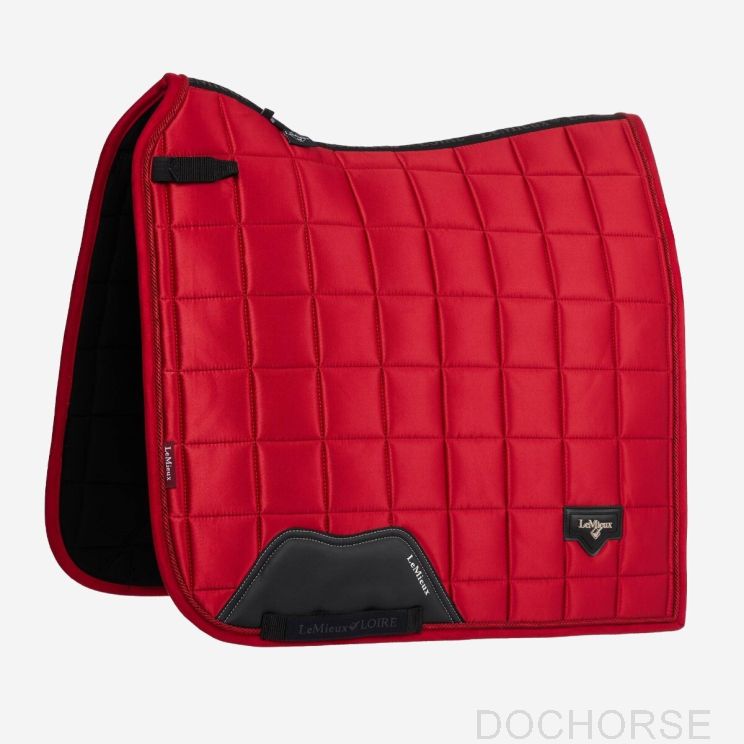 LeMieux Saddle Pad Dressage Loire Square Chilli Red