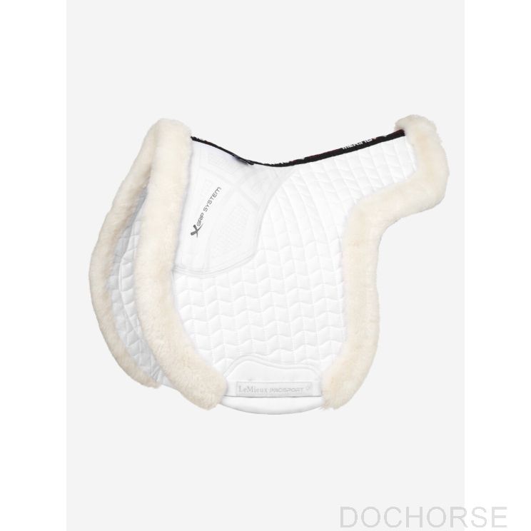 LeMieux Merino+ Hunter Saddle Pad  White