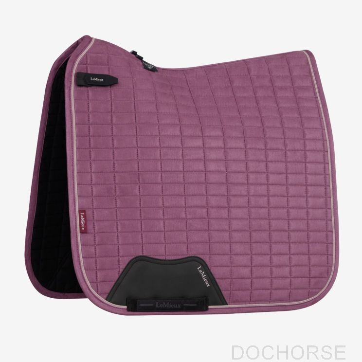 LeMieux Zadeldek Dressuur Suède Square SS26 Mallow