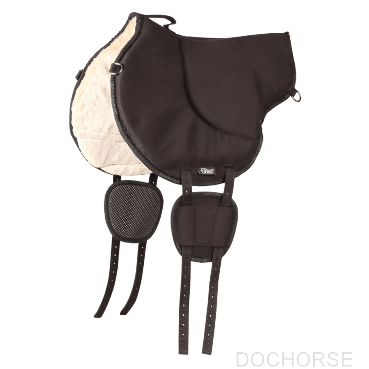 Harry's Horse Bareback Pad Faux Fur Black