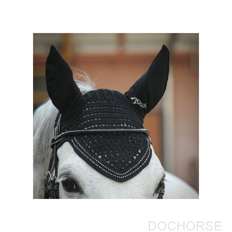 Penelope Fly Veil New Strass Black