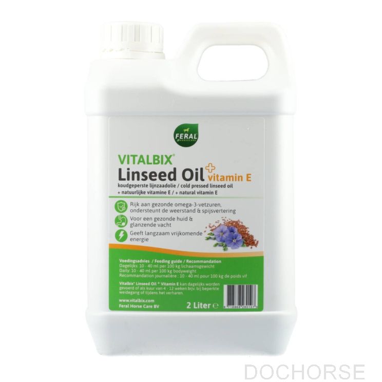 Vitalbix Lijnzaadolie Vitamine E 2 liter