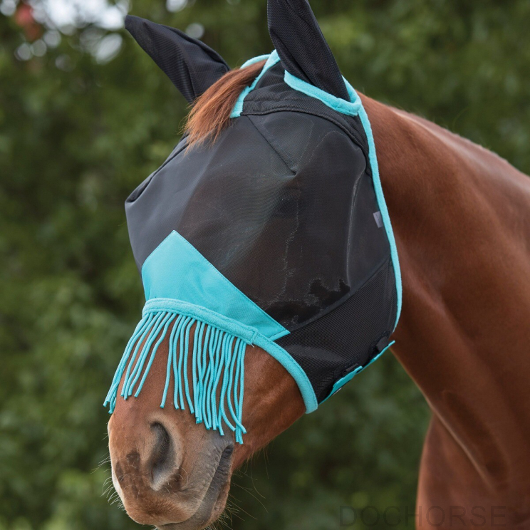 Weatherbeeta Vliegenmasker Comfitec Deluxe Oren + Franjes