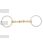 BR Double Jointed Loose Ring Snaffle Soft Contact 16MM Ø 70MM