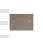 Grooming Deluxe Stalbord/Naambord van roestvrij staal met plexi glas