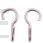 Curb chain hooks