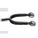 SPRENGER SPURS ULTRA FIT STRAIGHT BLACK