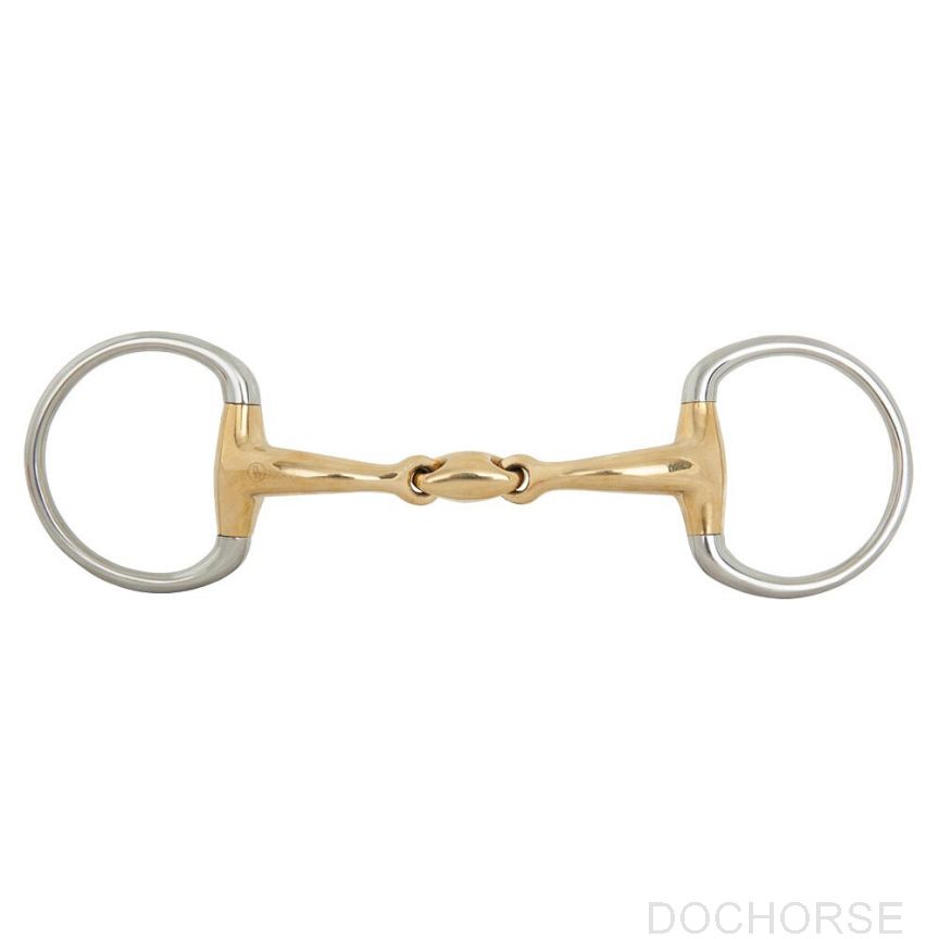 BR Double Jointed Eggbutt Snaffle Soft Contact 16MM Ø 65MM