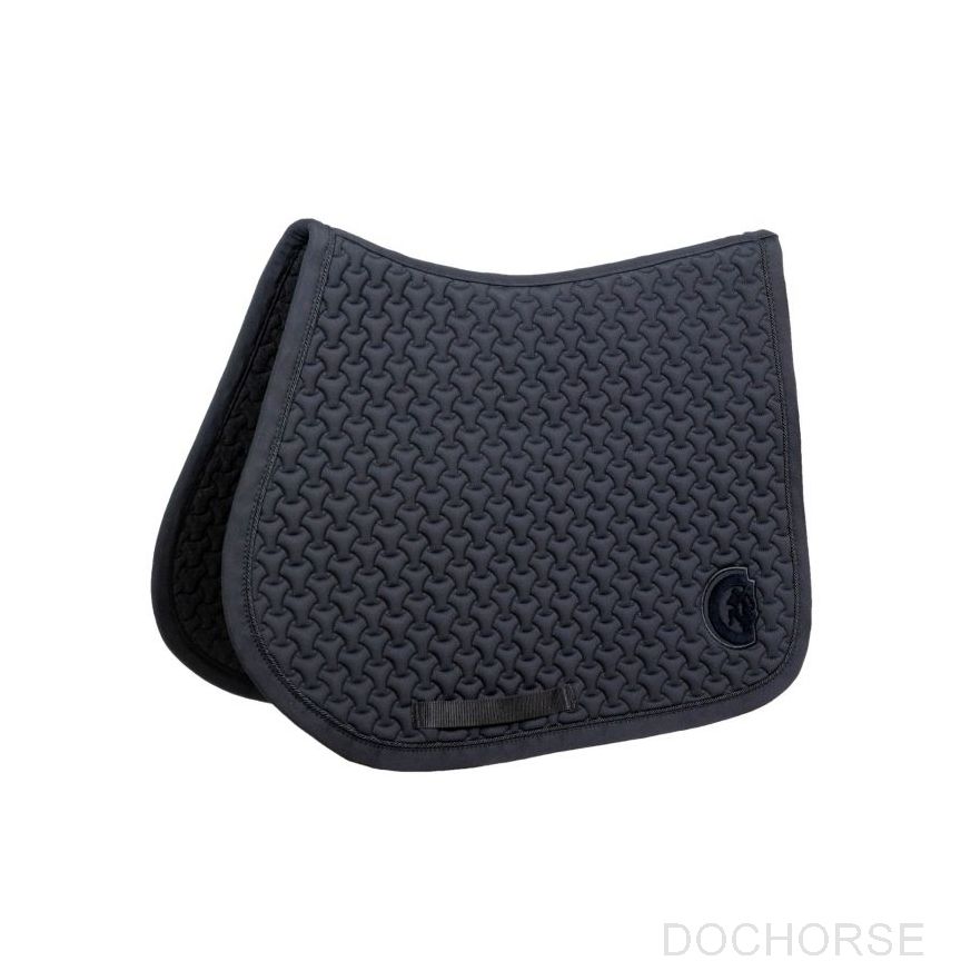 Kentucky Saddle Pad Plaited 3D Logo Jumping Black