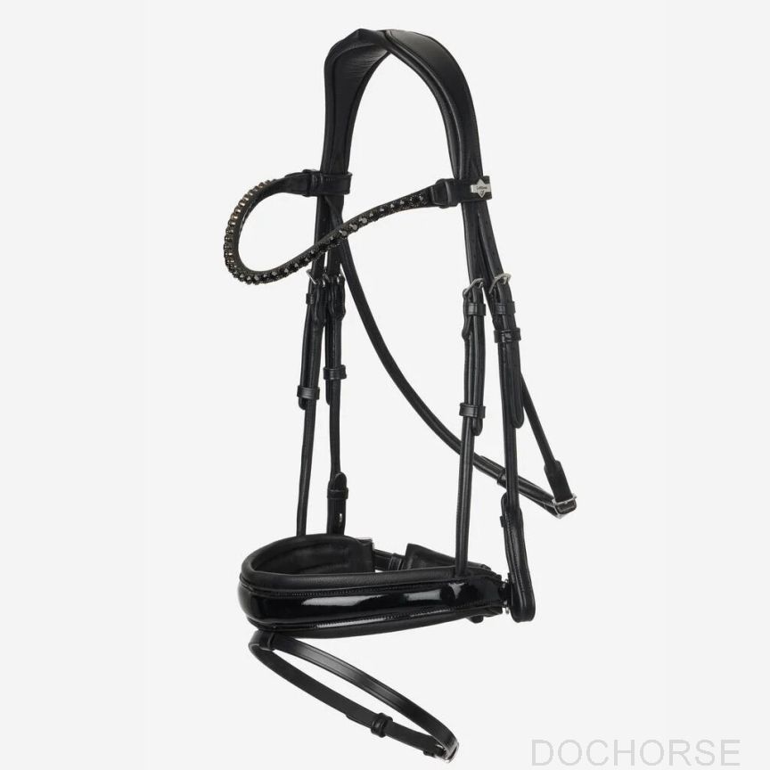 LeMieux Kudos Patent Dressage Bridle Black Full