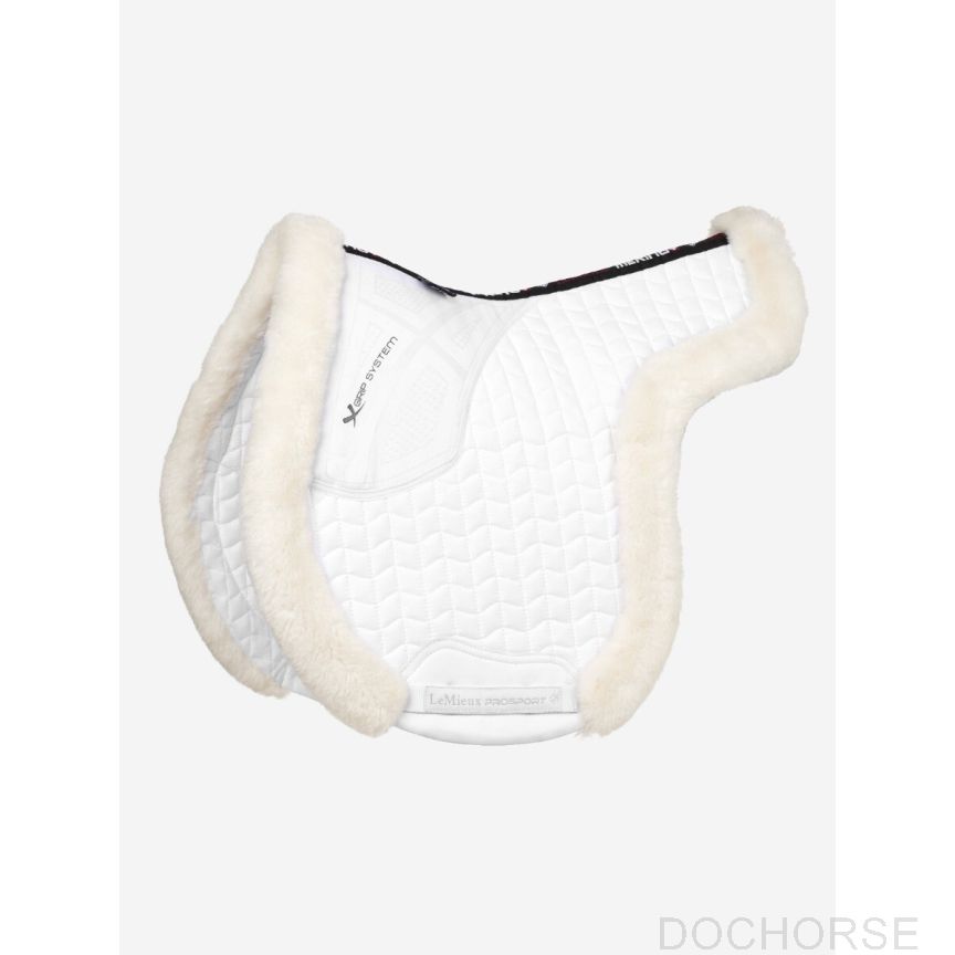 LeMieux Merino+ Hunter Saddle Pad White