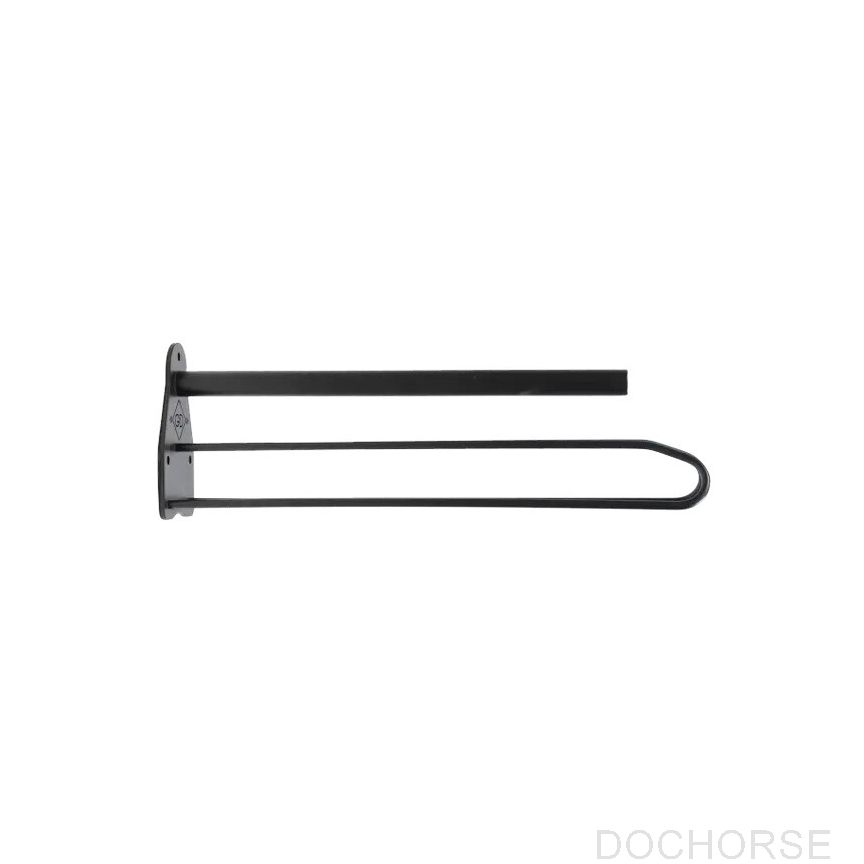 Kentucky Saddle Rack Metal With Saddle Pad Holder Black
