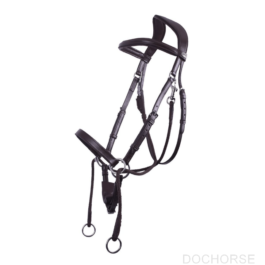 QHP Bitless Bridle Ceto Brown
